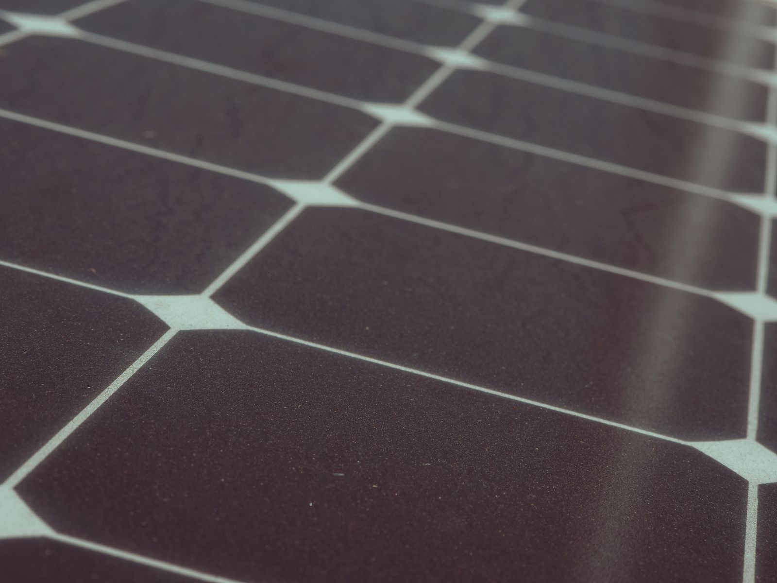 Close-up of solar cell texture